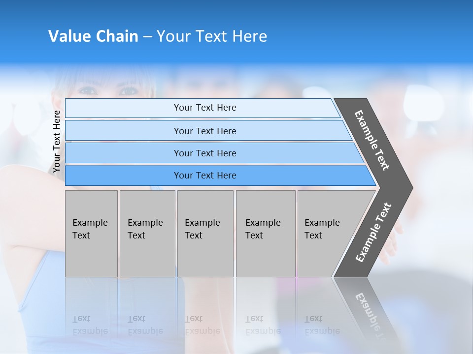 Healthy Stretching Adults PowerPoint Template