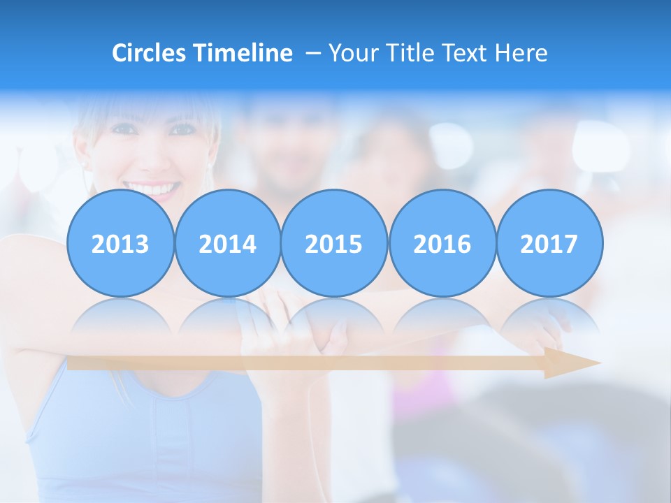 Healthy Stretching Adults PowerPoint Template