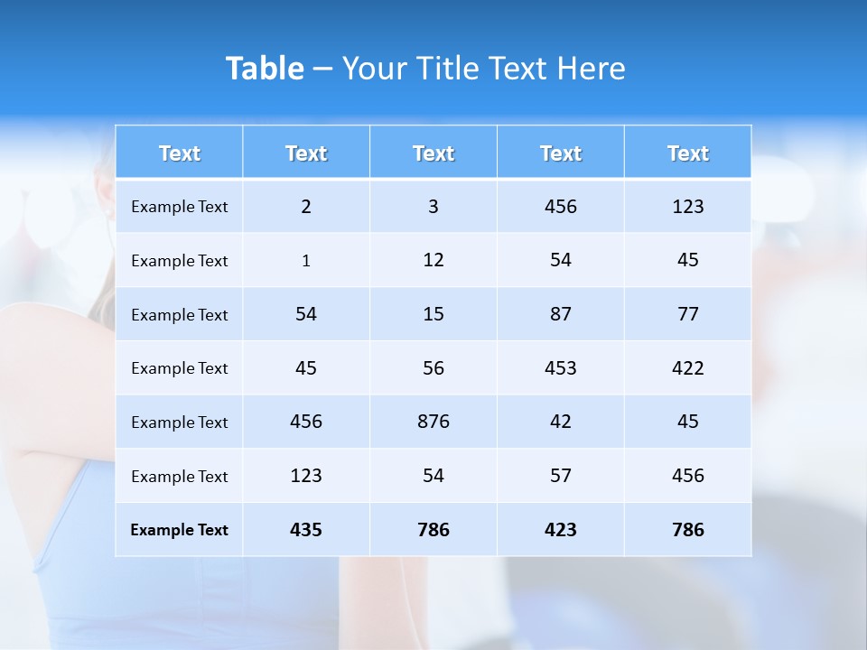Healthy Stretching Adults PowerPoint Template