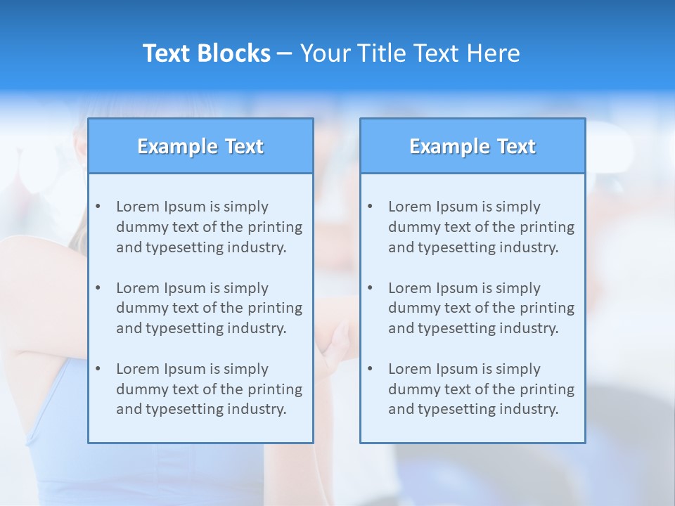 Healthy Stretching Adults PowerPoint Template