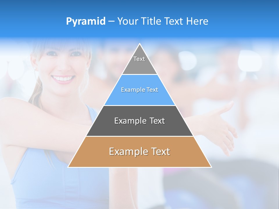 Healthy Stretching Adults PowerPoint Template