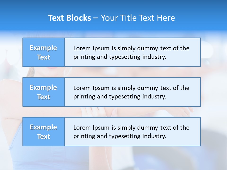Healthy Stretching Adults PowerPoint Template