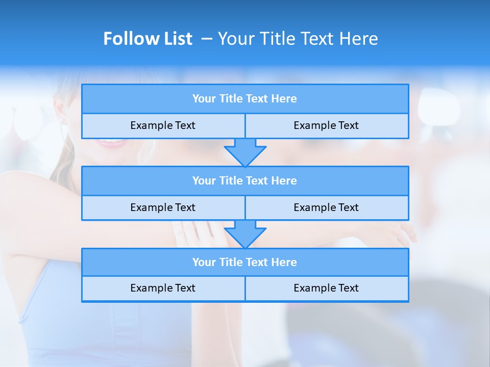 Healthy Stretching Adults PowerPoint Template
