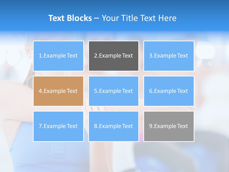 Healthy Stretching Adults PowerPoint Template