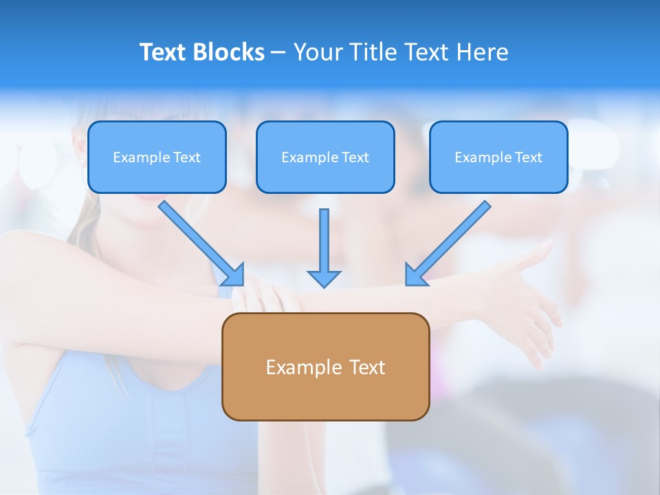 Healthy Stretching Adults PowerPoint Template