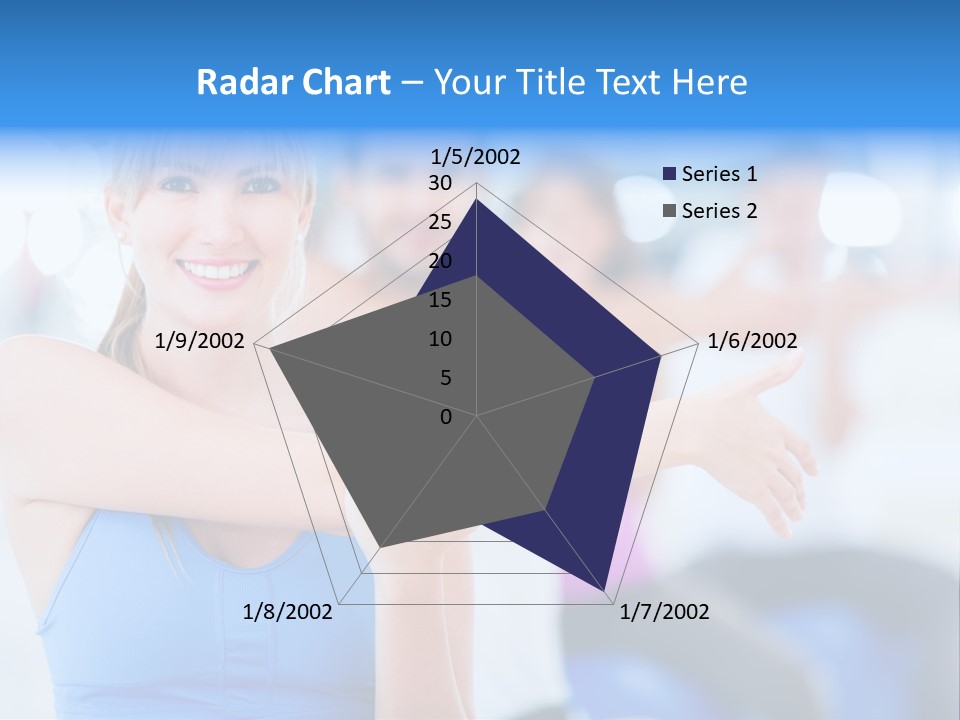 Healthy Stretching Adults PowerPoint Template