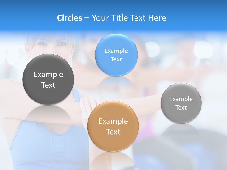 Healthy Stretching Adults PowerPoint Template