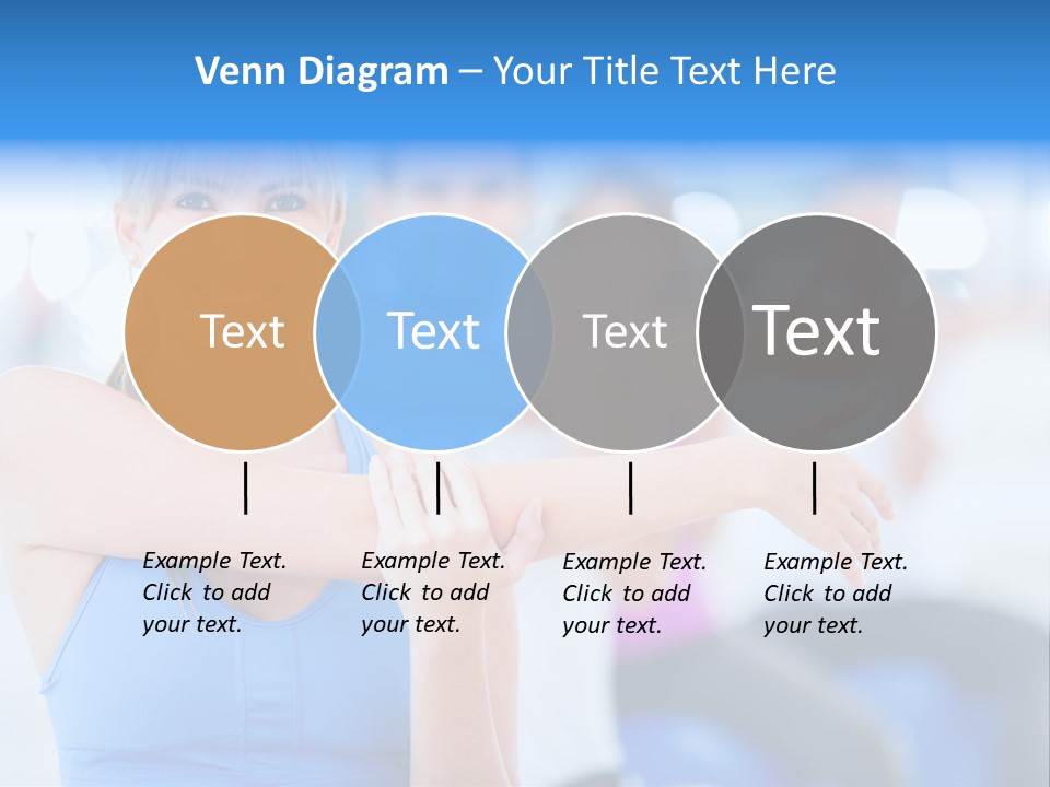 Healthy Stretching Adults PowerPoint Template