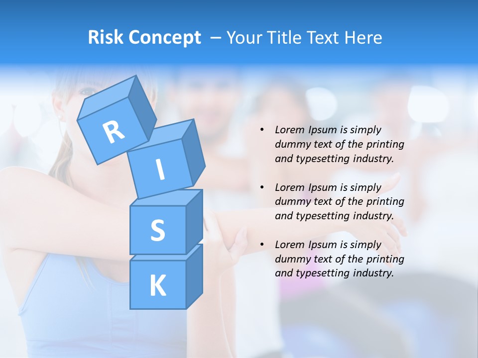 Healthy Stretching Adults PowerPoint Template