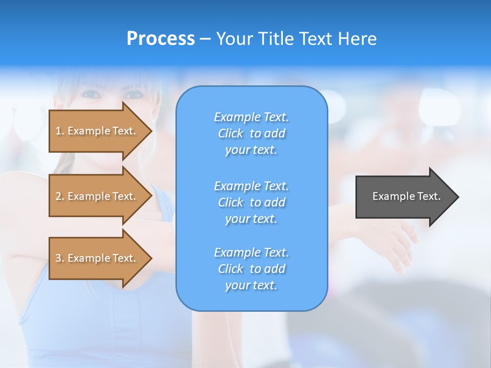 Healthy Stretching Adults PowerPoint Template