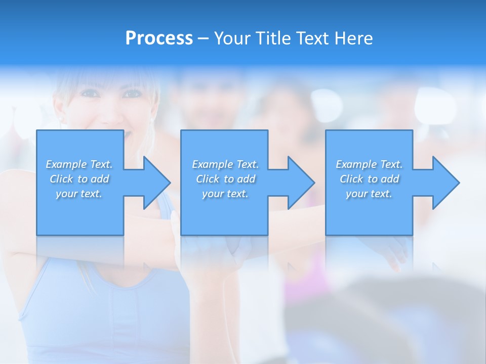Healthy Stretching Adults PowerPoint Template