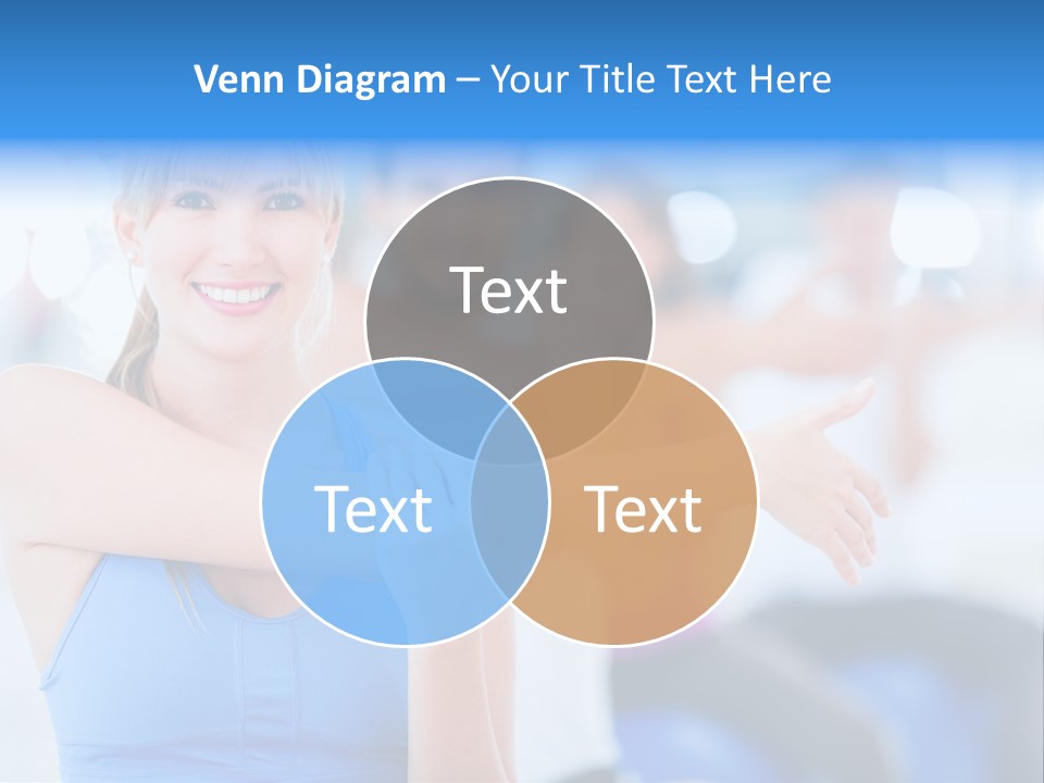 Healthy Stretching Adults PowerPoint Template