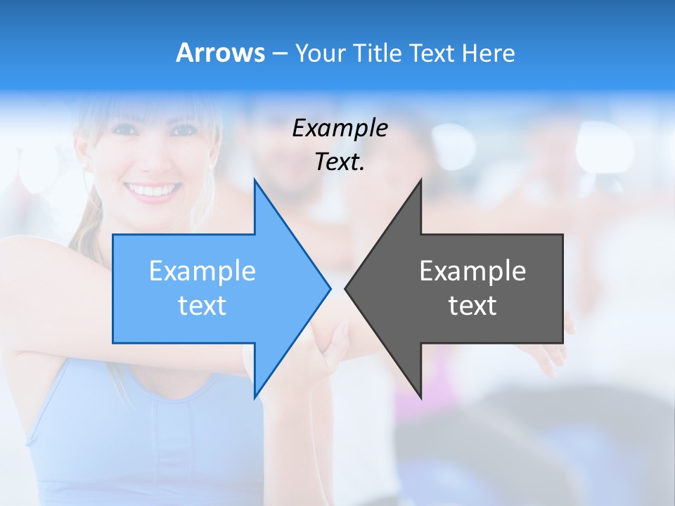 Healthy Stretching Adults PowerPoint Template