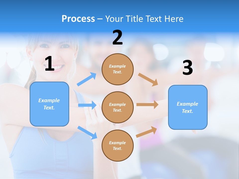 Healthy Stretching Adults PowerPoint Template