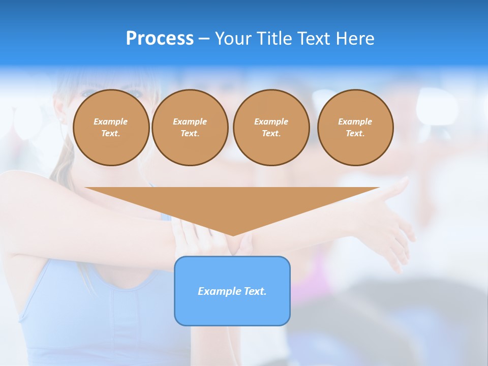 Healthy Stretching Adults PowerPoint Template