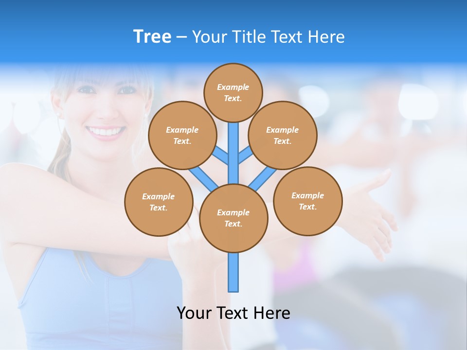 Healthy Stretching Adults PowerPoint Template