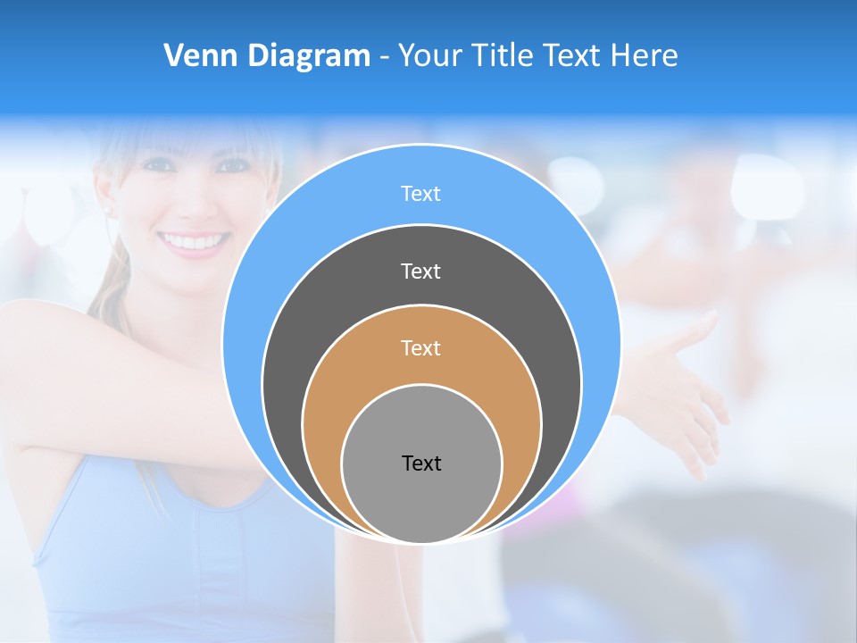 Healthy Stretching Adults PowerPoint Template