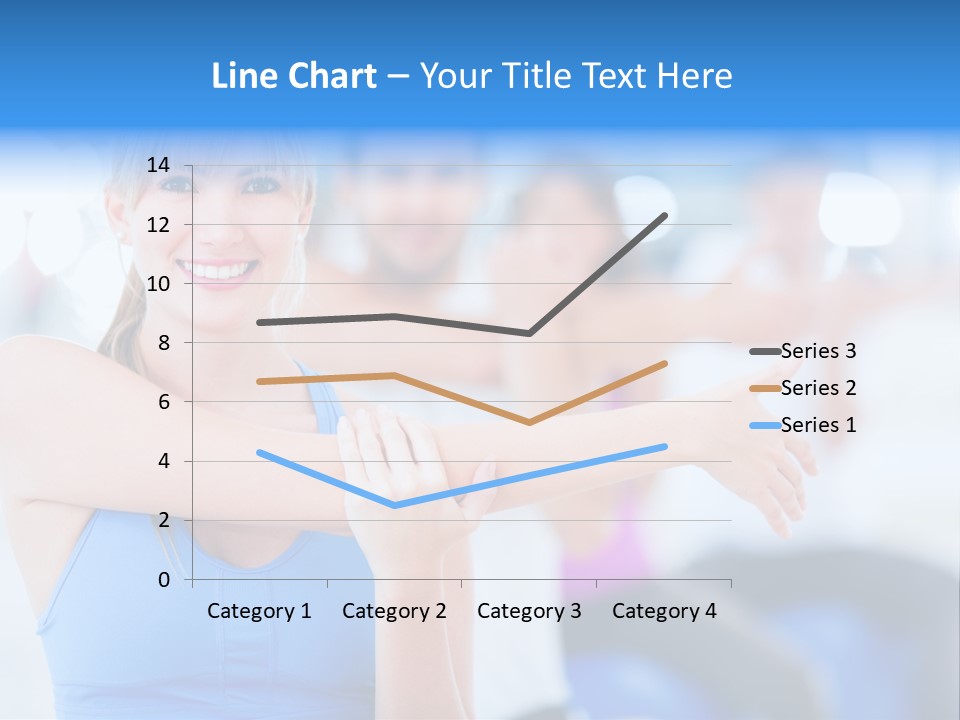 Healthy Stretching Adults PowerPoint Template