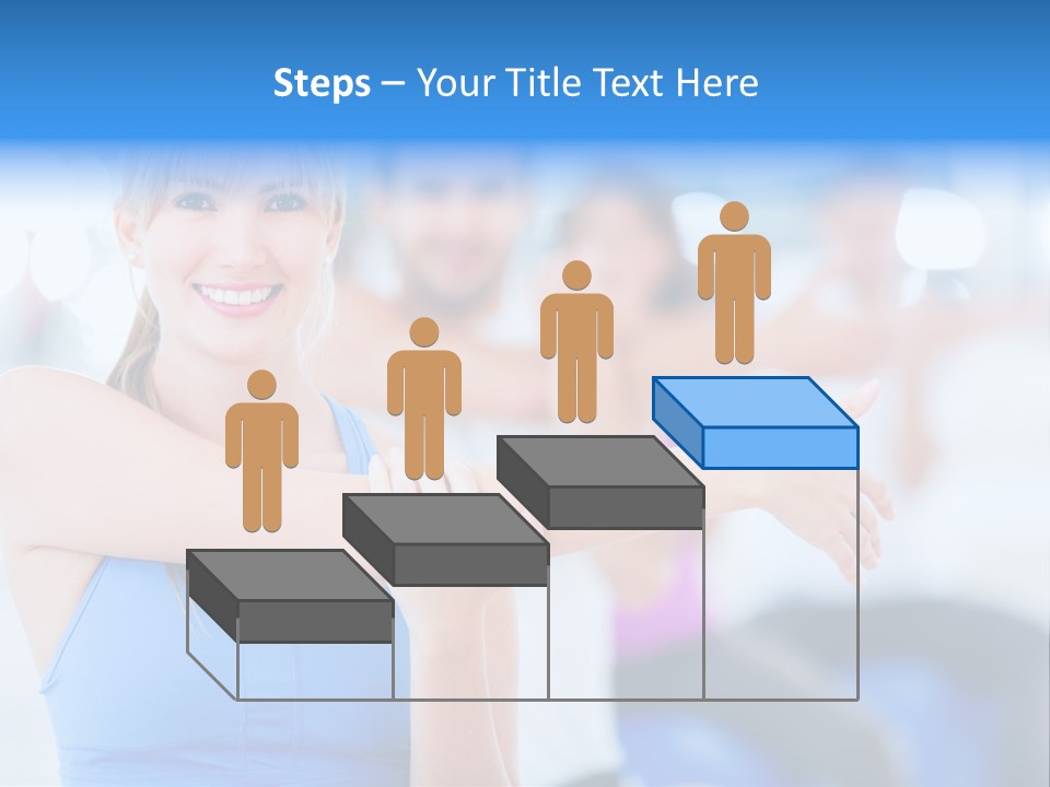 Healthy Stretching Adults PowerPoint Template