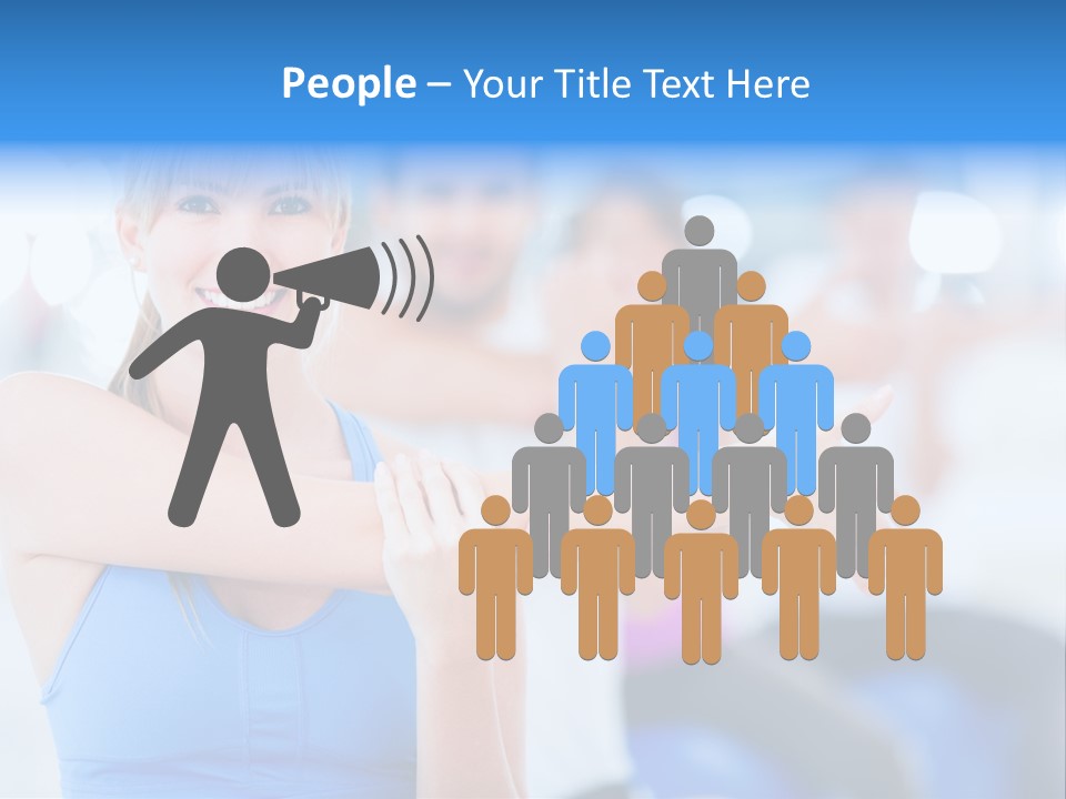 Healthy Stretching Adults PowerPoint Template