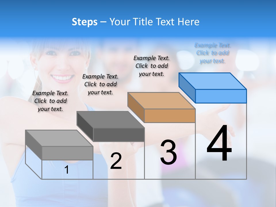 Healthy Stretching Adults PowerPoint Template