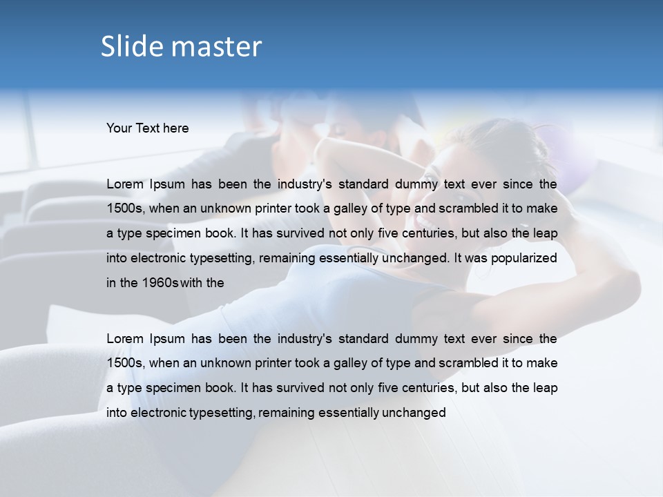 Ball Workout Exercise PowerPoint Template