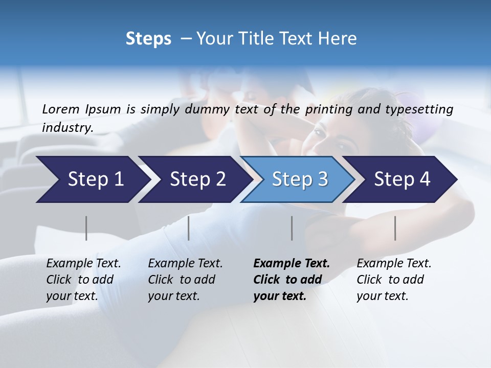 Ball Workout Exercise PowerPoint Template
