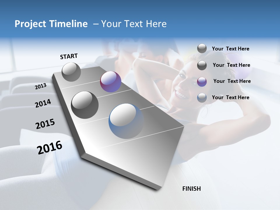 Ball Workout Exercise PowerPoint Template