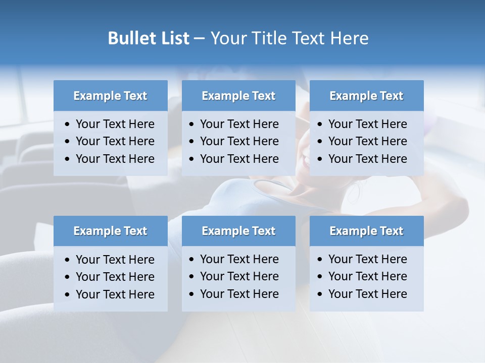 Ball Workout Exercise PowerPoint Template