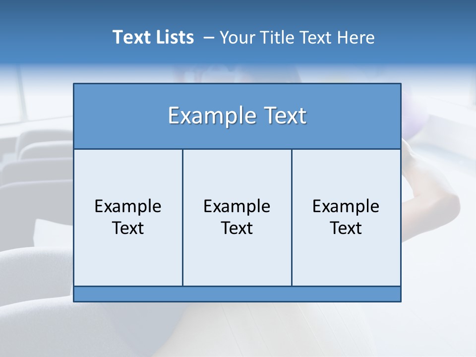 Ball Workout Exercise PowerPoint Template