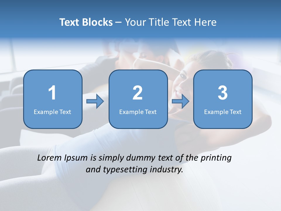 Ball Workout Exercise PowerPoint Template