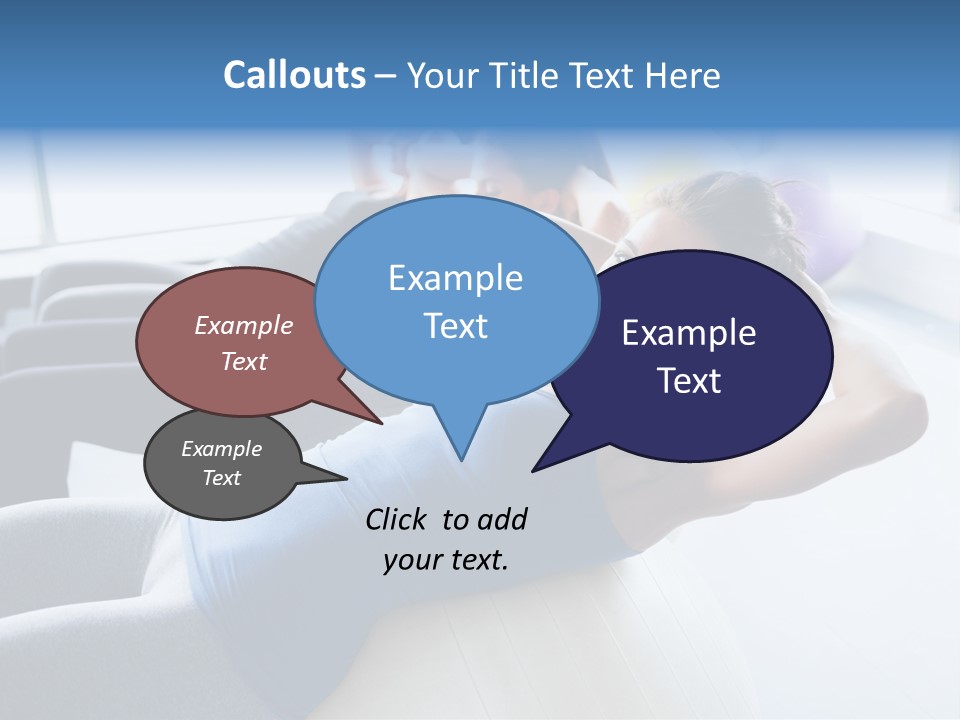 Ball Workout Exercise PowerPoint Template