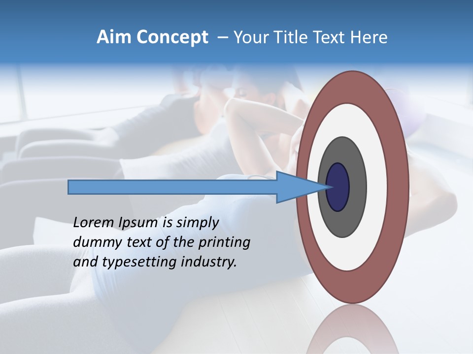 Ball Workout Exercise PowerPoint Template