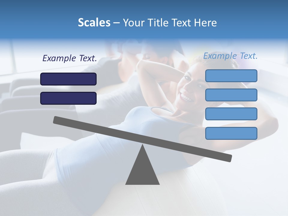 Ball Workout Exercise PowerPoint Template