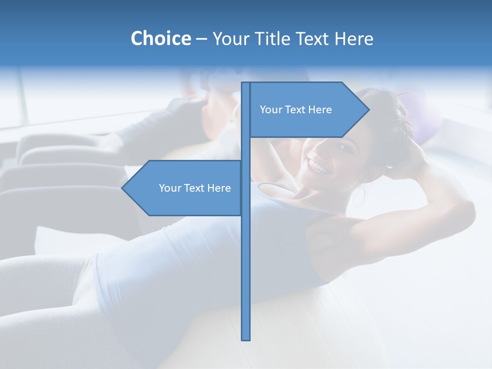 Ball Workout Exercise PowerPoint Template