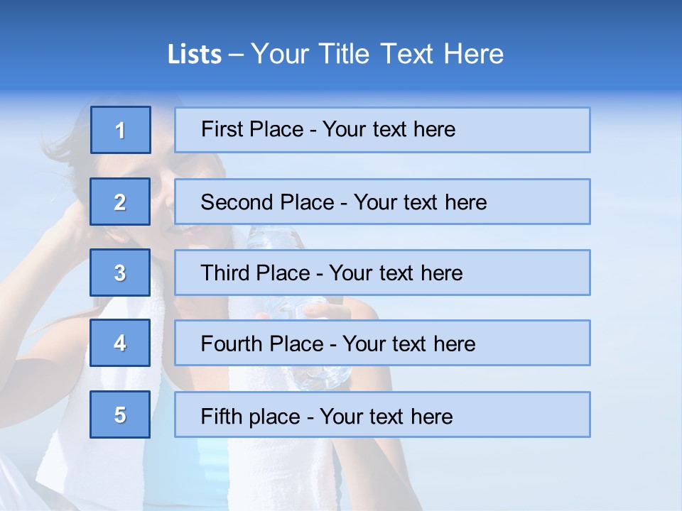 Sport Sports Smiling PowerPoint Template