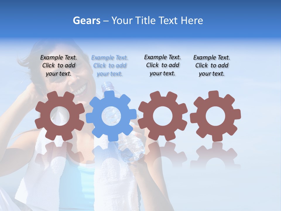 Sport Sports Smiling PowerPoint Template