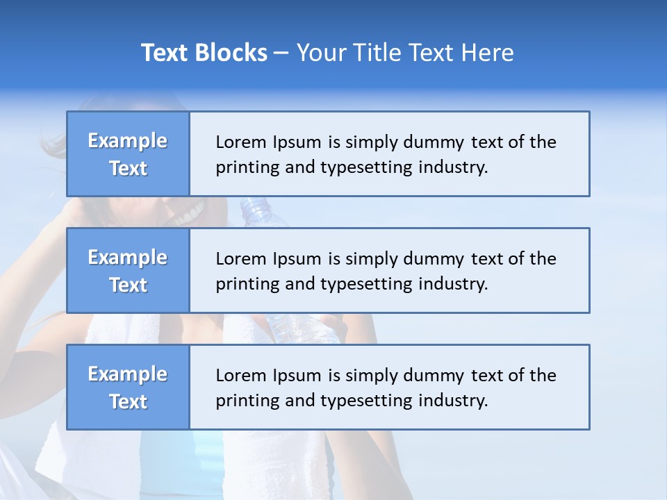 Sport Sports Smiling PowerPoint Template