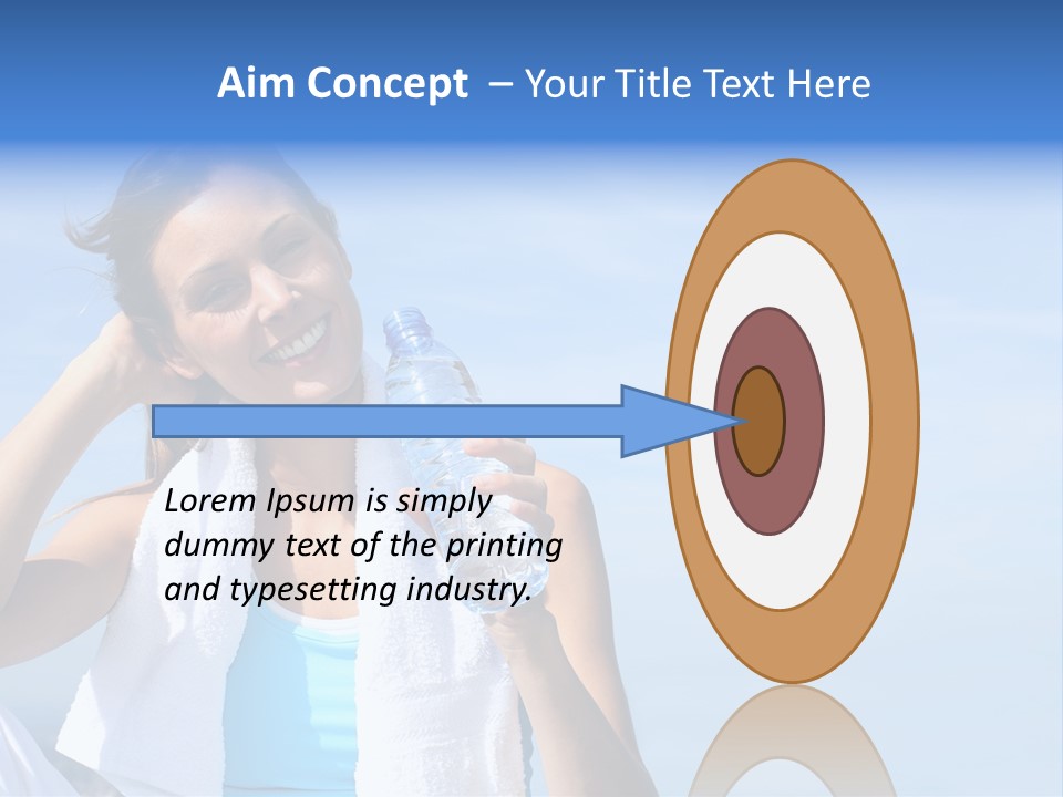 Sport Sports Smiling PowerPoint Template