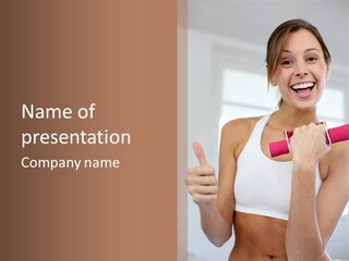 Pose Bodycare Energy PowerPoint Template