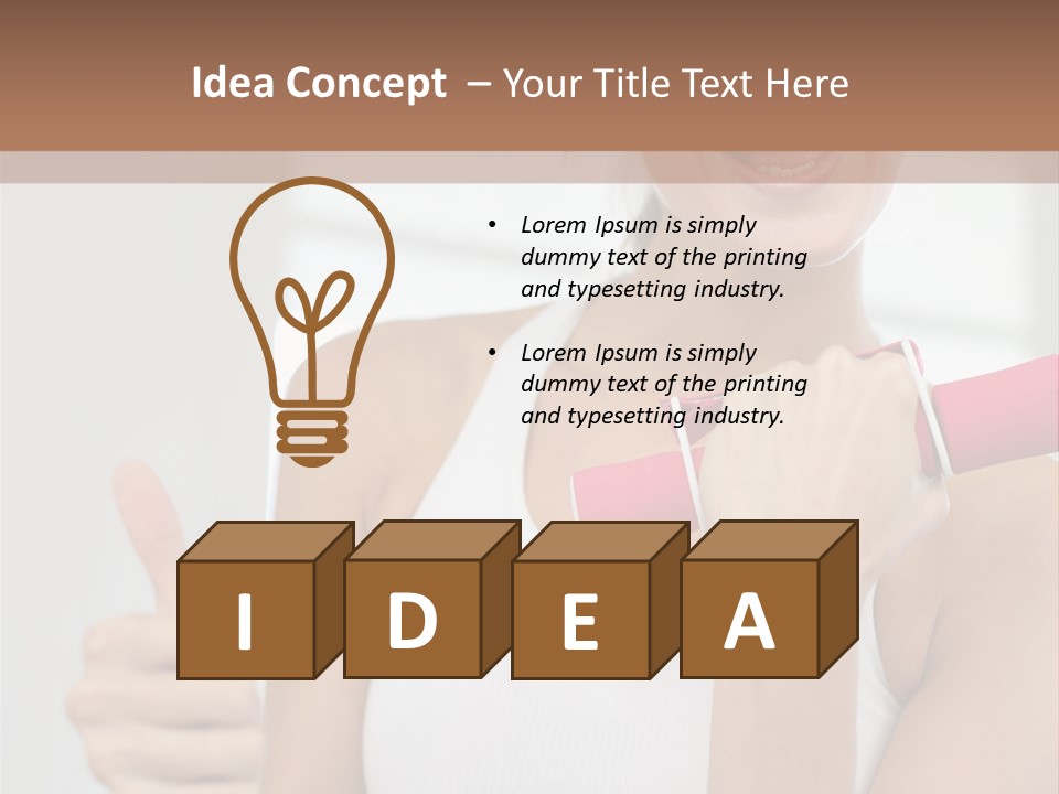 Pose Bodycare Energy PowerPoint Template