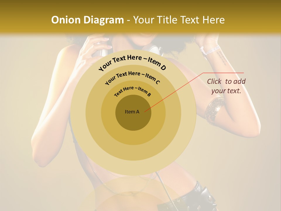 Bronzed Female Sexy PowerPoint Template