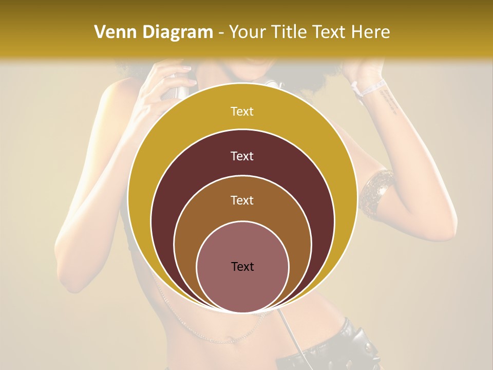 Bronzed Female Sexy PowerPoint Template