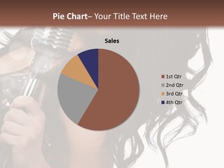 Mouth Karaoke Female PowerPoint Template