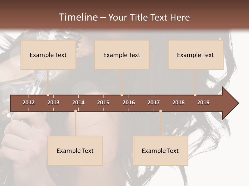 Mouth Karaoke Female PowerPoint Template