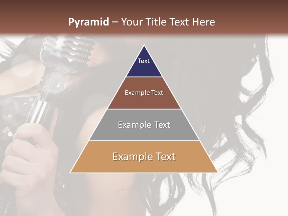 Mouth Karaoke Female PowerPoint Template