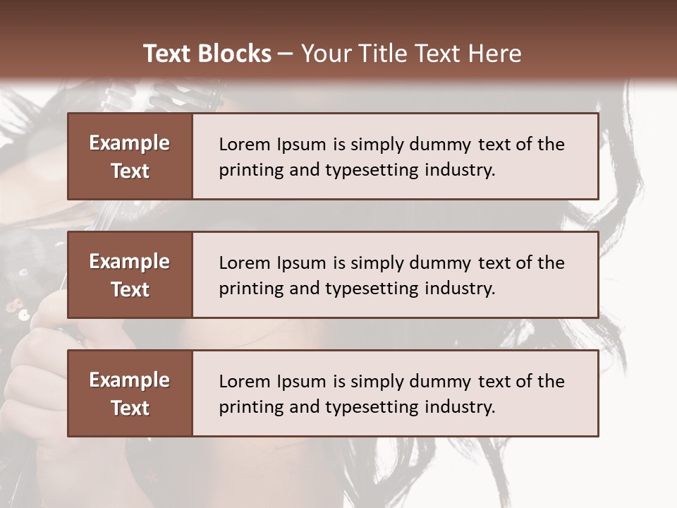 Mouth Karaoke Female PowerPoint Template