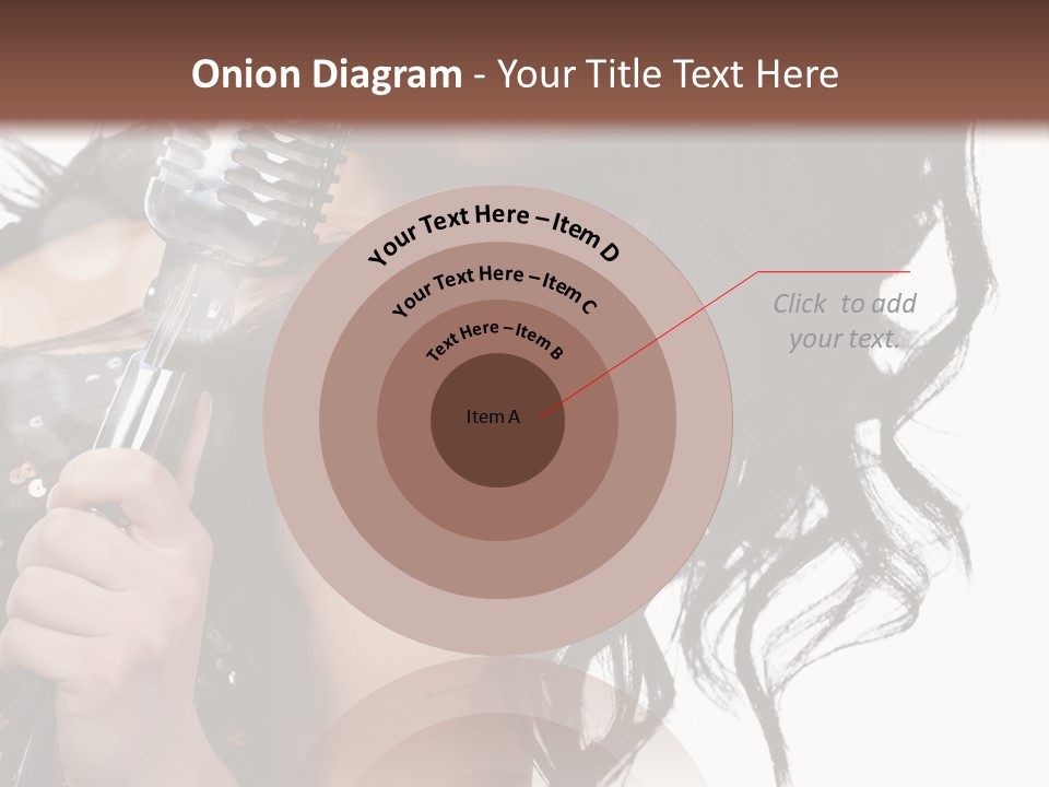 Mouth Karaoke Female PowerPoint Template