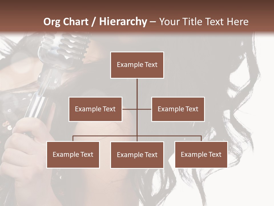 Mouth Karaoke Female PowerPoint Template