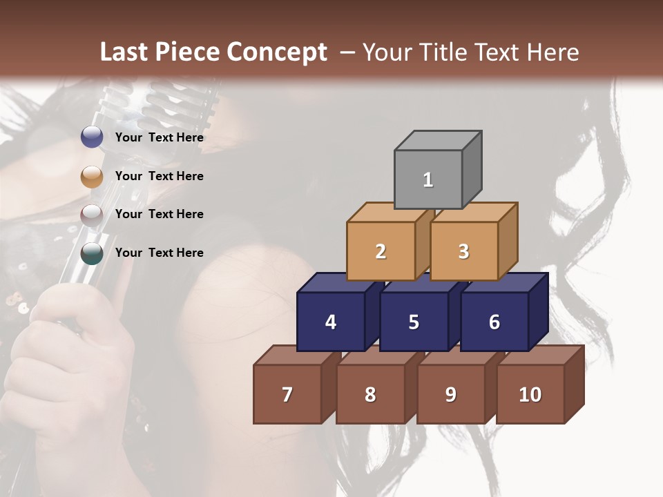 Mouth Karaoke Female PowerPoint Template